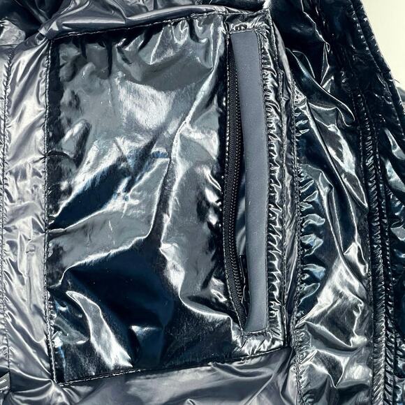 SAM. Ellie Down Jacket Caviar Black Puffer Bomber Shearling Outdoors Coat XS - Picture 6 of 16